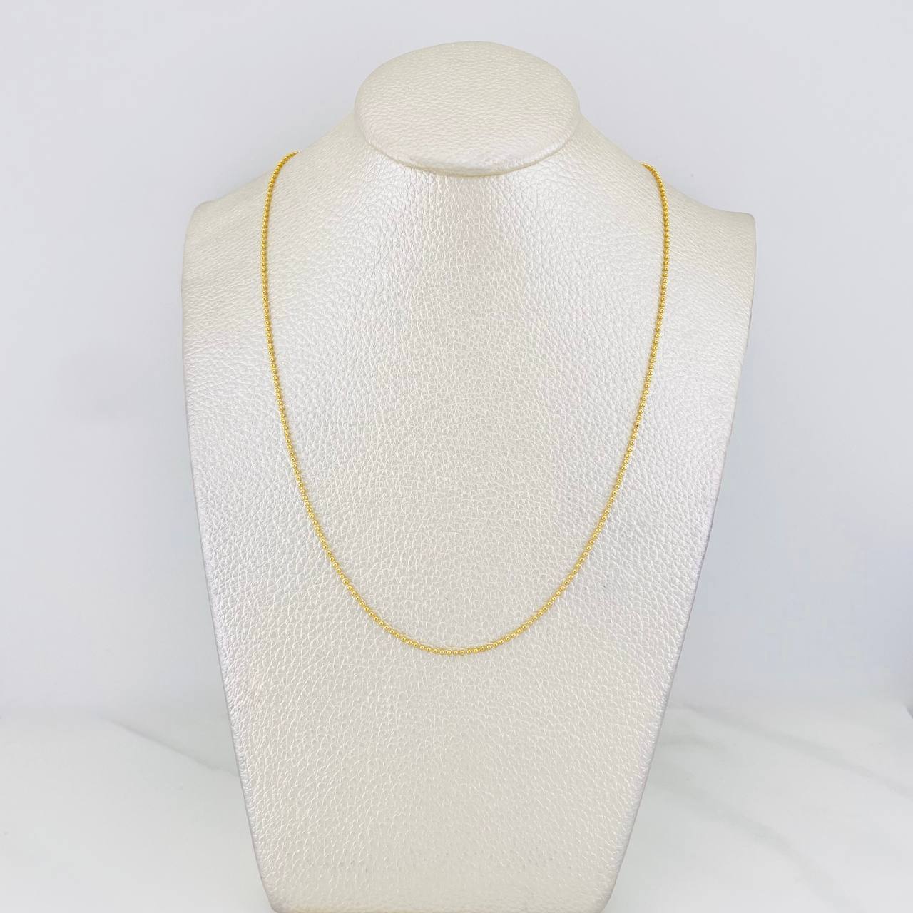 Military Chain 3.85g / 24 in / 1.2mm 18K Yellow Gold