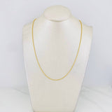 Military Chain 3.85g / 24 in / 1.2mm 18K Yellow Gold