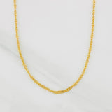Singapore Chain 2.7g / 24 in / 1.5mm 18K Yellow Gold