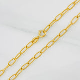 Box Chain 4.85g / 20 in / 2.5mm 18K Yellow Gold