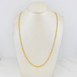 Singapore Chain 5.5g / 24 in / 2.1mm 18K Yellow Gold