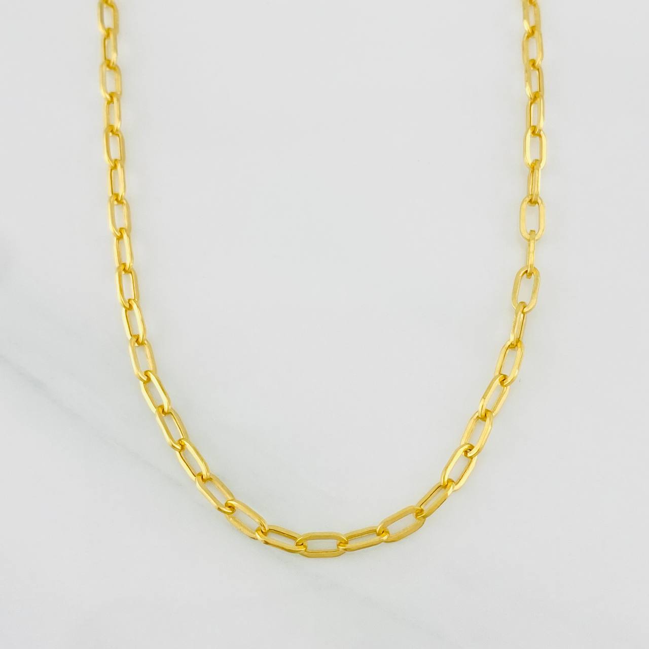 Box Chain 3.2g / 18 in / 2.6mm 18K Yellow Gold