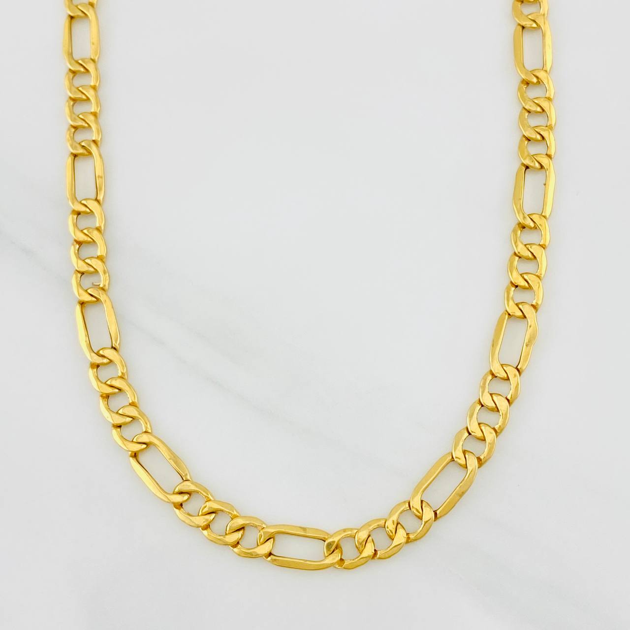 Figaro Chain 9.2g / 24 in / 4.3mm 18K Yellow Gold