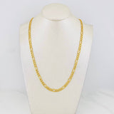Figaro Chain 9.2g / 24 in / 4.3mm 18K Yellow Gold