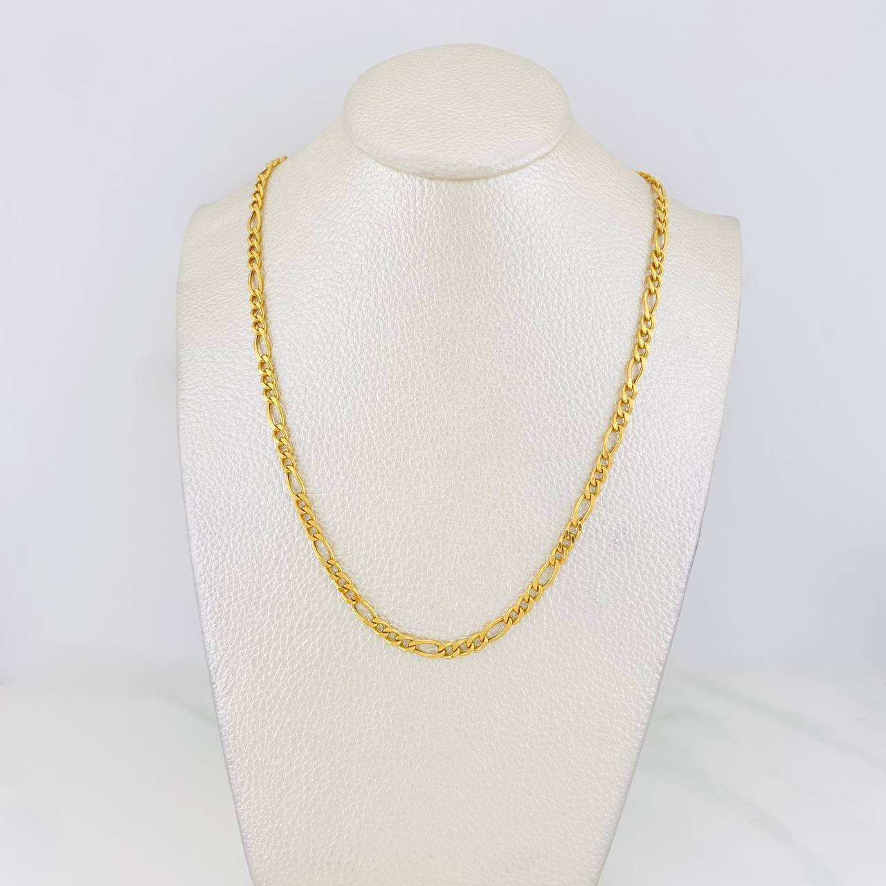 Figaro Chain 7.95g / 20 in / 3.8mm 18K Yellow Gold