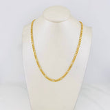 Figaro Chain 7.95g / 20 in / 3.8mm 18K Yellow Gold