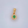 Pendant Halo 0.9gr / 0.5in / 18K Gold $