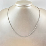 Cadena Lazo 1.6gr / 17 3/4 in / Oro Blanco +3 18K ©