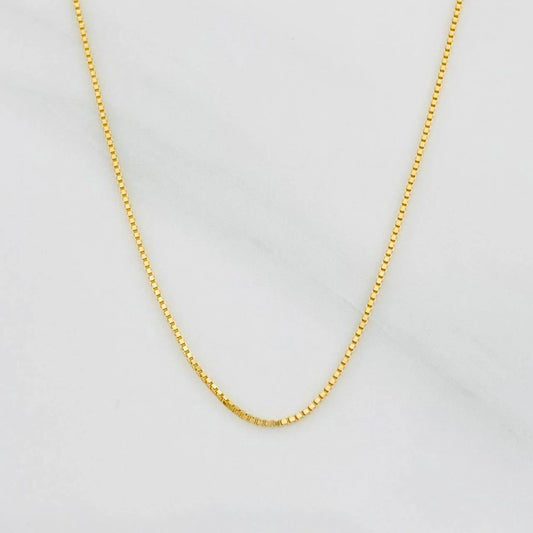 Cadena Veneciana 1.6g / 18 in / 1.55mm Oro Amarillo 18K