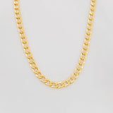 Cadena Cubana 3.95g / 24 in / 3.1mm Oro Amarillo 18K