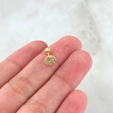 Piercing Flor 0.7gr / Nac.Esp.Oro 18K