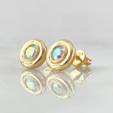 Stud Earrings Central Hoop 2.6gr / Special Pearl 18K Gold *