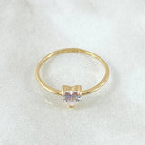 Anillo Corazon 1.15gr / T7 / Nac.Esp. Oro 18K *