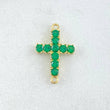 Herraje Cruz 0.9gr / 1.8cm / Nac.Esp. Oro 18K *