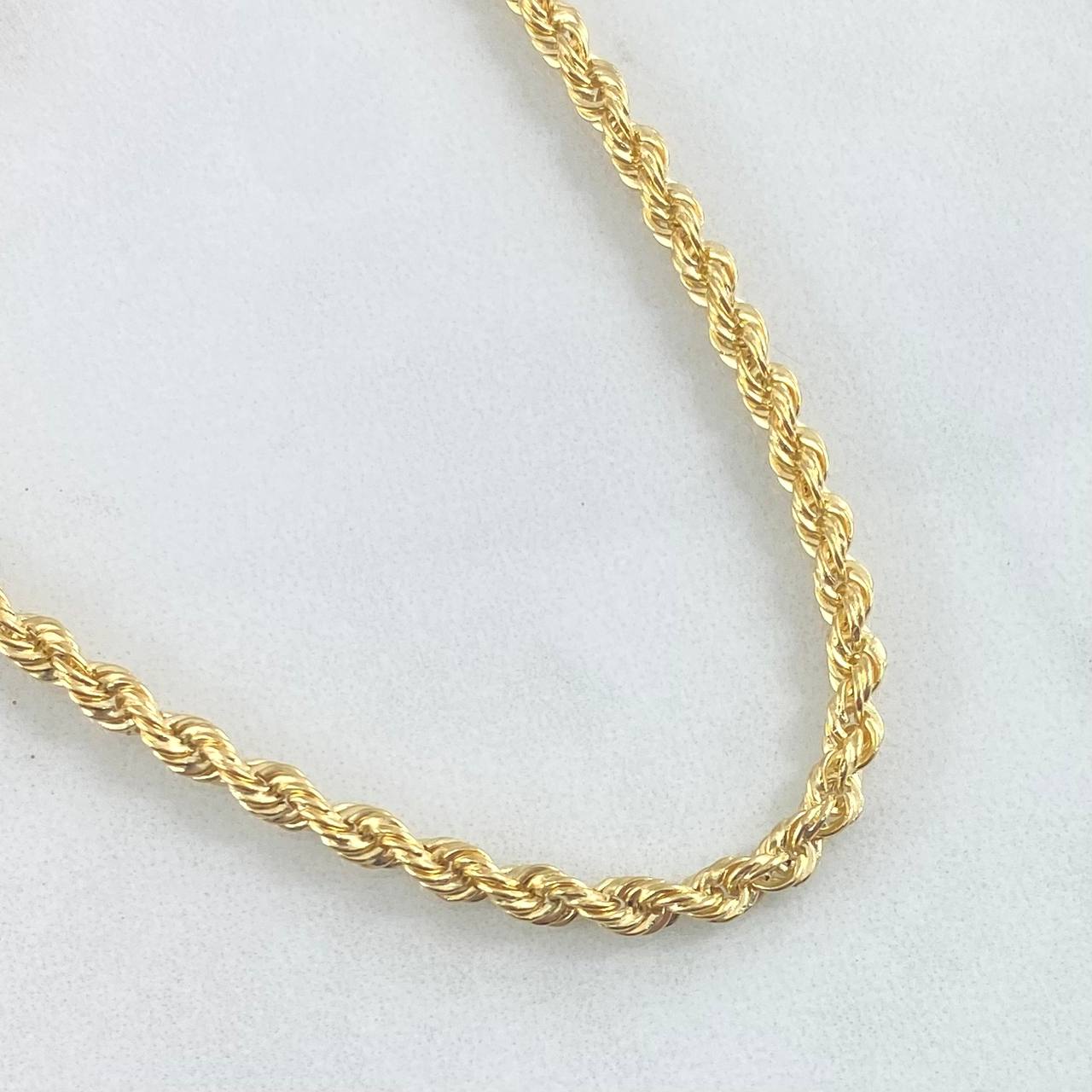 Cadena Lazo 6.9gr / 50cm / +3 Oro 18K