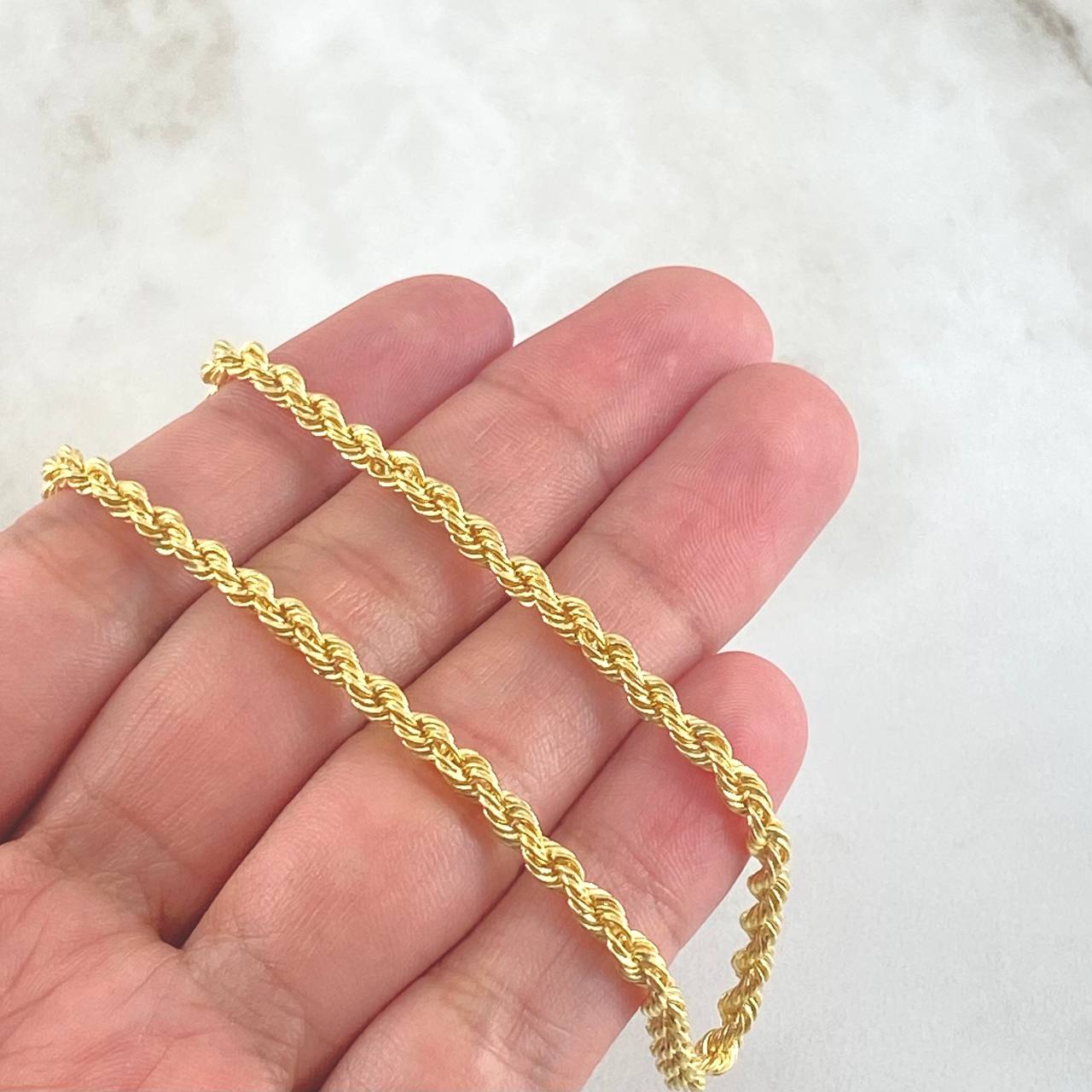 Cadena Lazo 6.95gr / 50cm / +3 Oro 18K ©