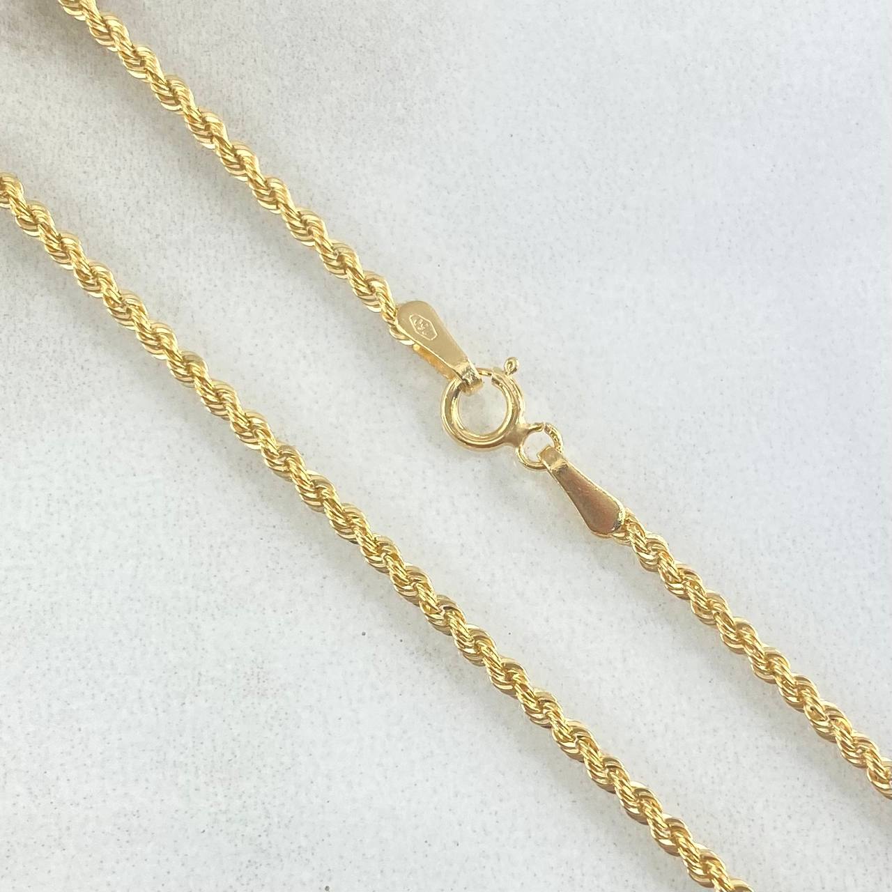 Rope Chain 1.85gr / 19.7in / +3 18K Gold -