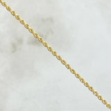 Rope Chain 3.6gr / 60cm / 2.1mm Yellow Gold +3 18K