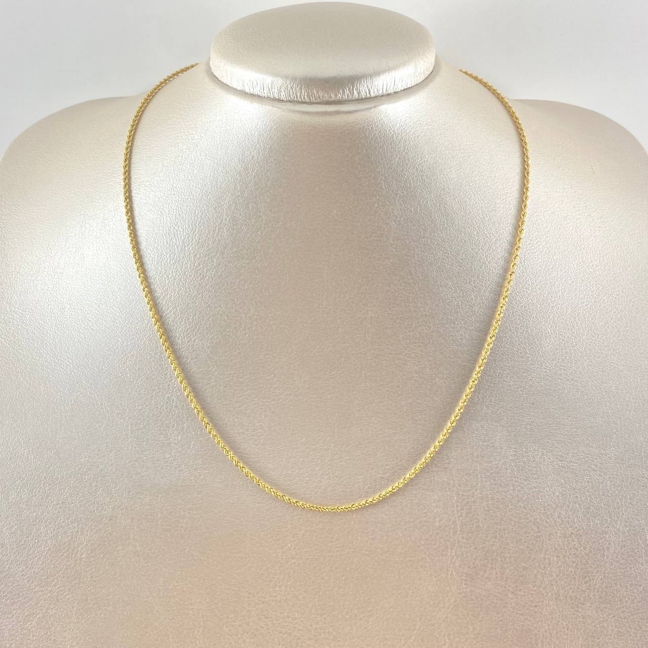 Rope Chain 1.7gr / 17.7in / +3 18K Gold