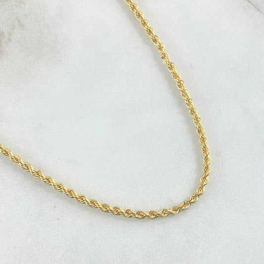 Cadena Lazo 6.35gr / 27 1/2 in / Oro Amarillo +3 18K *
