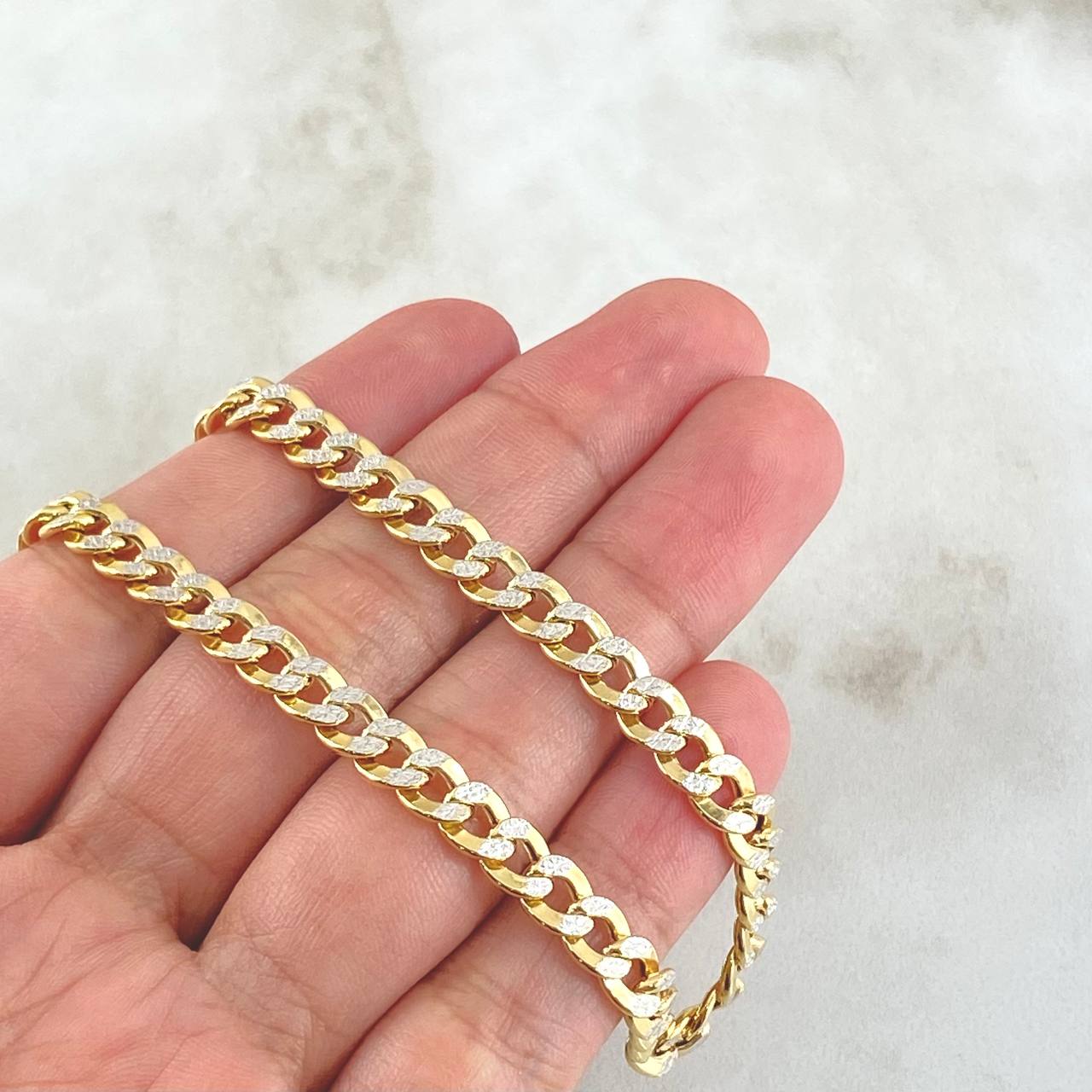 Cadena Cubana 16.1gr / 60cm / +0 Oro 18K