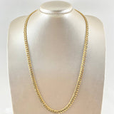 Cadena Cubana 16.1gr / 60cm / +0 Oro 18K