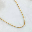 Cadena Militar 7.45gr / 60cm / +3 Oro 18K