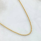 Military Chain 7.25gr / 23.6in / +3 18K Gold ©