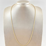 Military Chain 7.25gr / 23.6in / +3 18K Gold ©