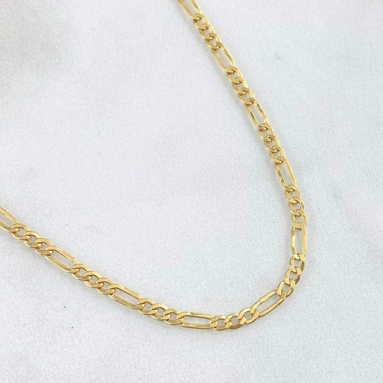 Cadena Figaro 2.85gr / 45cm / +1 Oro 18K ©