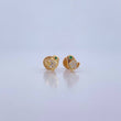 Topos Pajaro 0.75gr / Circones Blancos Verdes Oro Amarillo 18K $