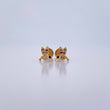 Topos Colibri 0.85gr / Circones Colores Oro Amarillo 18K &