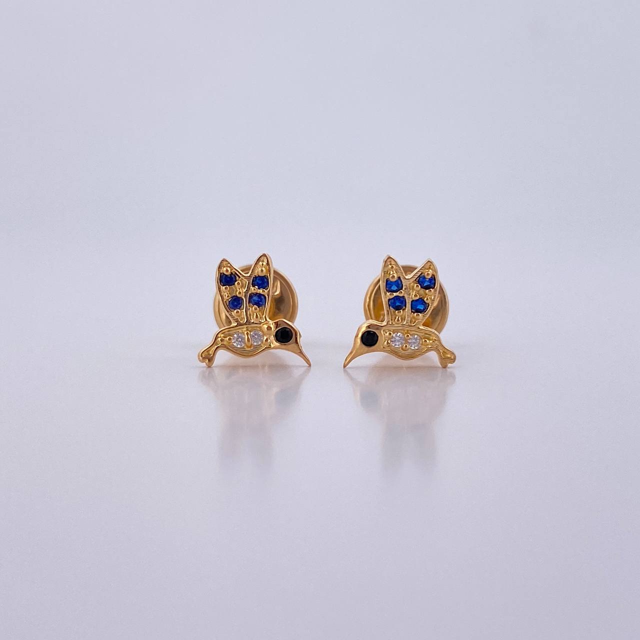 Topos Colibri 0.8gr / Circones Negro Azules Blancos Oro Amarillo 18K &