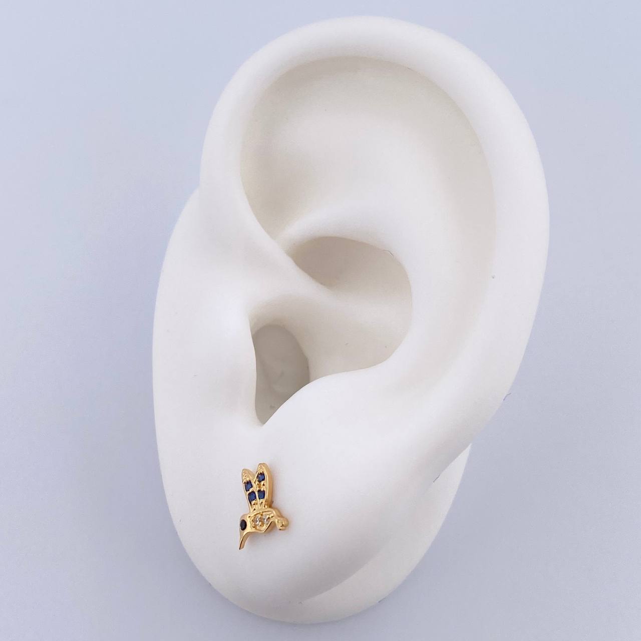 Topos Colibri 0.8gr / Circones Negro Azules Blancos Oro Amarillo 18K &