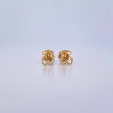 Topos Silueta Oso Ts 0.6gr / Liso Oro Amarillo 18K &