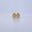 Topos Niño 0.75gr / Circones Blancos Oro Amarillo 18K &