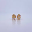 Topos Niña 0.85gr / Circones Blancos Oro Amarillo 18K &