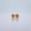 Topos Mandala 0.7gr / Circon Fucsia Oro Amarillo 18K &