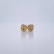 Topos Mano Hamsa 0.8gr / Circones Verde Blancos Oro Amarillo 18K &