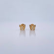 Topos Mariposa 0.6gr / Circones Blancos Oro Amarillo 18K &