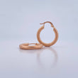 Candongas Zion 2.55gr / 2.3cm / Resorte Oro Rosa 18K &
