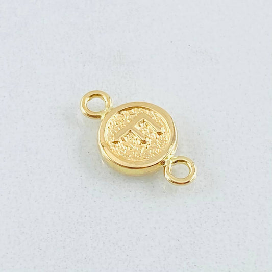 Charm Letter F 0.35gr / 1/2 in / 18K Gold