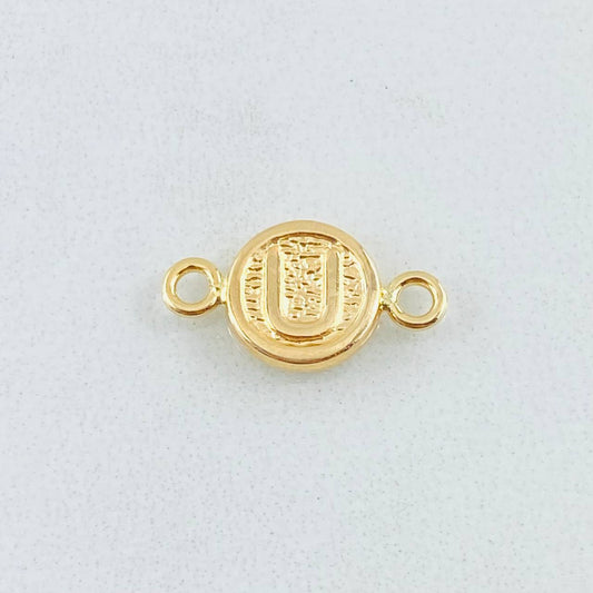 Charm Letter U 0.35gr / 1/2 in / 18K Gold
