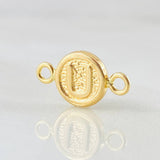 Charm Letter U 0.35gr / 1/2 in / 18K Gold