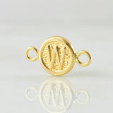 Charm Letter W 0.35gr / 0.5in / 18K Gold