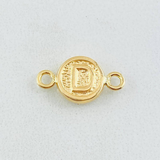 Charm Letter D 0.35gr / 1/2 in / 18K Gold