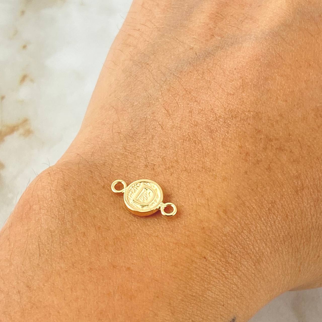 Charm Letter D 0.35gr / 1/2 in / 18K Gold