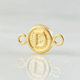 Charm Letter D 0.35gr / 1/2 in / 18K Gold