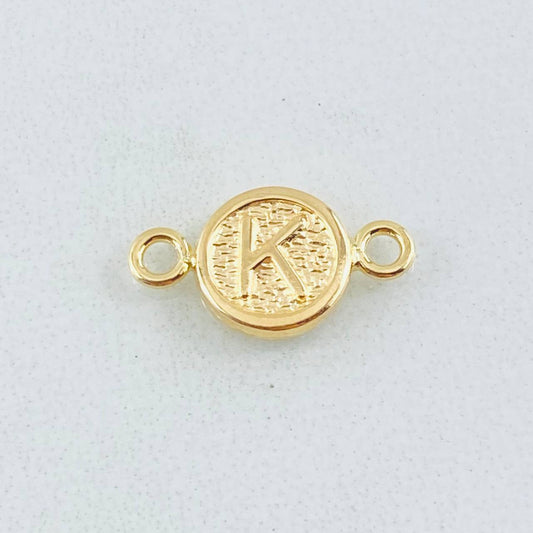Charm Letter K 0.4gr / 1/2 in / 18K Gold
