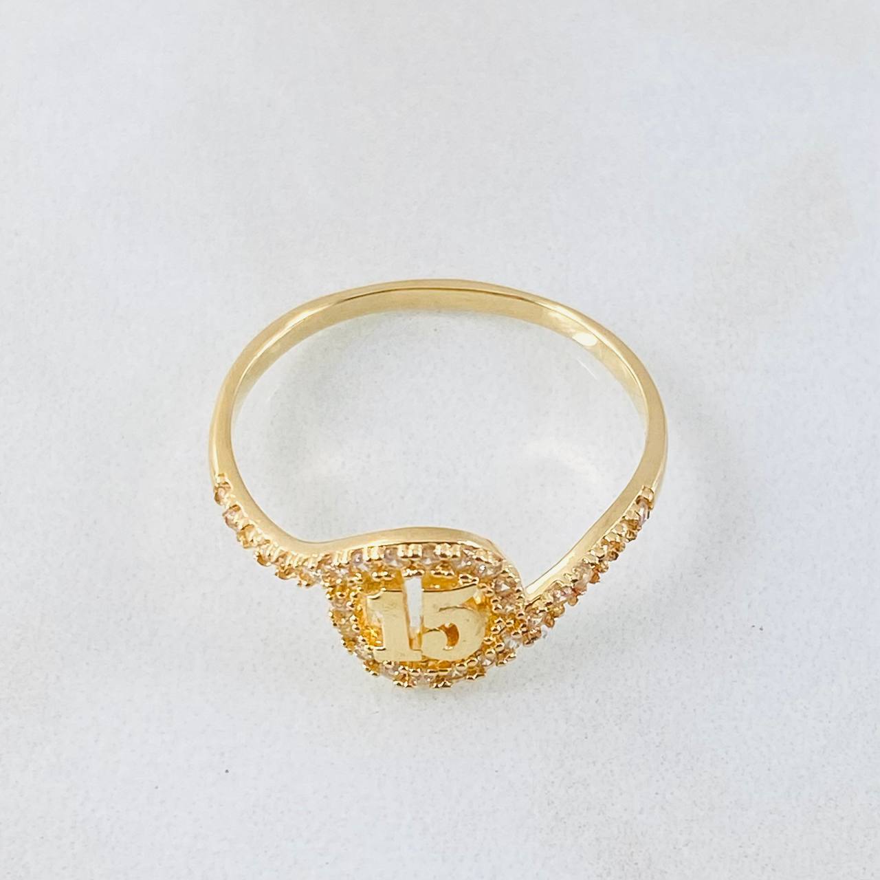 Anillo Esfera 15s 2.2gr / T7 / Oro Amarillo 18K